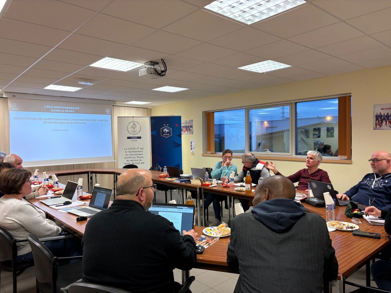 Temps d'échanges comités sportifs départementaux Eurois