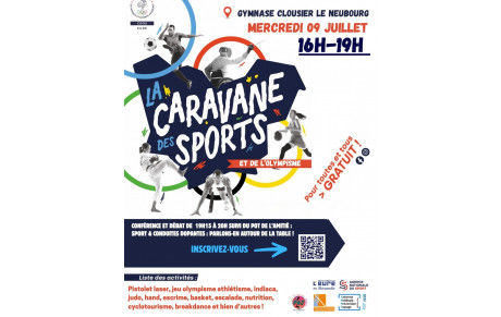 La caravane des sports au Neubourg : mercredi 09 juillet 