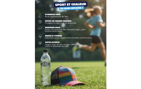 Sport &amp; chaleur, les bons réflexes