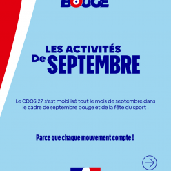 Retour sur la campagne SEPTEMBRE BOUGE !