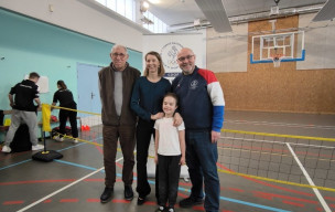 Intervention volley avec Marie-Amélie Le Fur 